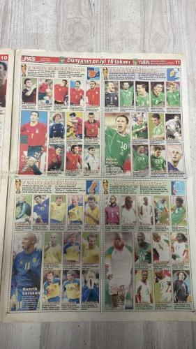 PAS SPOR GAZETESİ - 16 HAZİRAN 2002 - SUPER ORTEGA HAFTASI - HEYECAN BAŞLADI - ASLAN İŞTAHLANDI - NOUMA'NIN SON ŞANSI - YARIN SON GÜN - GO HASAN GO TURKEY - ŞAMPİYONU AĞLATTILAR - AVRUPA'DA DA BİZİ TUTAMAZLAR - RİZE'DE CENGİZ DEVRİ - DAYAĞI HAKEDERİZ - YAVRU KARTALLAR UÇMAYA HAZIR - HEMSAMBACI - OKAN ARTIK GİZLEMİYOR - TAMER'İ ANLAYAMADIK - İNGİLTERE GOL OLDU YAĞDI - MİLLİLER ÖSS SINAVINDA - GÜNEŞ COŞTU - TARİHİ MAÇIMIZI COLLINA YÖNETECEK - DÜNYANIN EN İYİ 16 TAKIMI - OKOCHA VE GEREMI'YE RED - HEDEF 25 MİLYON DOLAR - ORTEGA ÇIKMAZI - OLISADEBE ATAĞI - GÖZTEPE'YE GENÇLİK AŞISI - ELAZIĞ'DA KADER GÜNÜ - ORTEGA - ŞENOL GÜNEŞ - NUNO GOMES - RUI COSTA - JANCKER - NOUMA - MELEK DÜREN - FATIH TERIM - HASAN ŞAŞ - MUSTAFA UYAR - KEREM TUNCER - MAHMUT MALAY - EKREM CENGİZ - TUNCAY MATARACI - TATKAN MATARACI - NECATİ TUZCU - BAHATTİN - LOKMAN BULUT - HASAN YALÇINKAYA - KEMAL KARAHAN - MÜJDAT YETKİNER - İBRAHİM - ÖYKÜ TOPAL - DAUM - SERPİL HAMDİ TÜZÜN - ÖMER GÜLEN - SEYİT ATEŞ - OKAN AK