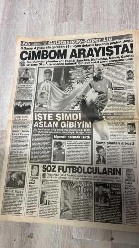 PAS SPOR GAZETESİ - 19 HAZİRAN 2002 - CIMBOM ARAYIŞTA! - G.ANTEP SÜRPRİZ TRANSFER PEŞİNDE - GÖZTEPE TEKNİK DİREKTÖR ARIYOR - KOCAELİ, KARAMAN İLE NİKAH TAZELEDİ - HIRVAT BULOT BURSA'YA İMZA ATTI - BULAK: ELAZIĞ'A BAŞARI İÇİN GELDİM - İŞTE ŞİMDİ ASLAN GİBİYİM - MPENZA PARMAK ISIRTTI - BAŞKAN SABIR İSTEDİ - KAMP PLANLARI ALT-ÜST! - LİGE HAZIRIZ - KÖRFEZ STOPER ARIYOR - SAFFET VE YUNUS D.BAKIR'DA - ASLAN SEVGİSİ BÜYÜYOR - DÜNYANIN 8. HARİKASI - ZAFER'E REKOR PRİM - BU YOL FİNALE ÇIKAR - ÇEYREK KESMEZ VER BİR YARIM - KOLLA KENDİNİ SENEGAL - SIRADAKİ GELSİN - KORE ALTIN GOLLE İŞİ BİTİRDİ - HEPSİNE CÜBBE GİYDİRİN! - BRAVO ŞENES ERZİK - AVANTAJ BİZE GEÇTİ - BECKHAM'A YAKIŞIR - SOPASINI KAPAN GELMİŞ! - YENİ ZAFERLER İÇİN - SAMURAY'A OSMANLI TOKADI - ŞENOL GÜNEŞ - JANCKER - DJALMINHA - NANNI - GABRIEL - OKAN - KAYHAN - GÜV - BAKP - OUTERN - ÖMER KANER - RAHA KAPSAL - SİNAN GENÇ - HİKMET KARAMAN - SEFA SİRMEN - KANDAL - JOSIP BULOT - GRAY BULAK - EVAL TOK - HALUK OKUR - MURAT ERDOĞAN