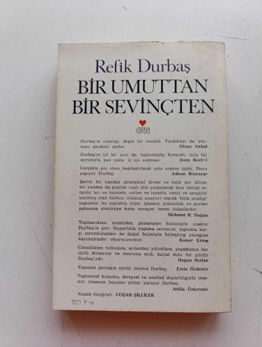Bir Umuttan Bir Sevinçten ( D.R.706 )