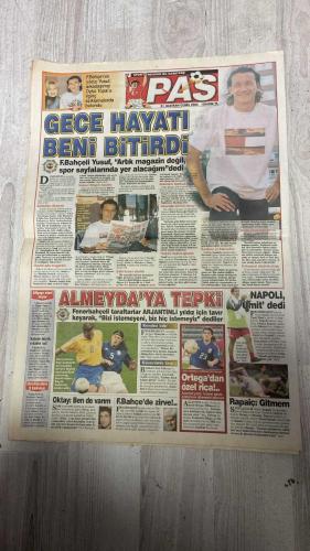 PAS SPOR GAZETESİ - 21 HAZİRAN 2002 - DÜNYA KUPASI'NDA BUGÜN - KANARYA VE ASLAN AKDENİZ'E AÇILIYOR - PRENSLERİ İSTİYOR - KİM HAKLI - ŞOK SÖZLER - KOŞANA KIRBAÇ VURULMAZ - ANTEP'TEN DUBLE KISKAÇ - DİYARBAKIR'A 5 KAMERUNLU - TRABZON TURP GİBİ - GÖZTEPE RENKLENDİ - ELAZIĞ'A 2 BOMBA - ERSUN YANAL'IN YENİ TOLGASI - GECE HAYATI BENİ BİTİRDİ - ALMEYDA'YA TEPKİ - ORTEGA'DAN ÖZEL RİCA - KALDIĞIMIZ YERDEN DEVAM - DEVLER SAHNE ALIYOR - GÜNEŞ'E RAĞMEN FİNALE KALIRIZ - HASAN KUPA'NIN YILDIZI - KONYASPOR SAHİPSİZ KALDI - KAAN KARTAL'I UÇURACAĞIM - HASAN ŞAŞ - DA SILVA - NİHAT - KUTLUALP - SARAN - TERİM - NUNO GOMES - RUI COSTA - GILBERTO - HINCAL ULUÇ - HAKAN ŞÜKÜR - SERTAN - GÜNEŞ - LÜTFÜ YALMAN - LÜTFULLAH KAYALAR - ŞENOL GÜNEŞ - MEHMET NAS - ENGİN - NECİP OLGUN - RAMAZAN - BRUNO METSU - AHN - KALPAR - DR. COLCKI - ÜMİT TURMUŞ - CANER - ALİ OSMAN RENKLİBAY - KINGSTON - SELÇUK - OSMAN - ERSUN YANAL - TOLGA - FATİH - FUAT YAMAN - DEVRAN - TETTEH - KAMALETTİN - HASAN ALTIOK - NUN ALBAYRAK - BEKİR