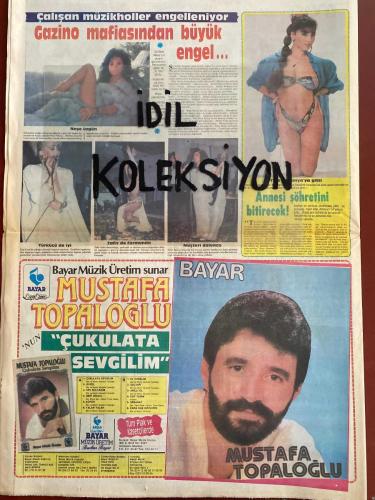 İSTANBUL SÜPER GAZETE AKTÜALİTE POLİTİK VE MAGAZİN GAZETESİ - DOĞUM GÜNÜ HEDİYESİ (TURKİSH - NEWSPAPER) - 10 KASIM 1988 - TAM TAKIM 12 SAYFADIR -Serpil Çakmaklı-Turan Çevik-Nazan Şoray-Sedef Bozok-Deniz Akbulut-Necdet Ulucan-Neşe Aksoy-Zafer Seda-Zerrin Özer-Olay Özbalcı-Şebnem Soylu-Zeki Müren-Mesut Mertcan-Perran Kutman-Berna Kanat-Özden Sarıtaş-Zeynep Aksu-Gökhan Güney-Fato Girik-Didem-Kayahan-Cahide Sonku-Rutkay Aziz-Hakan Kalkavan-Ahu Tuğba-Nur Aksoy-Aslıhan Öncü-Banu Alkan-Hülya Avşar-Hülya Erkan-Entel Aziz Üstel-Buğra Bilgin-Serpil Çakmaklı-Nazan Şoray-Hüsnü Kocabıyık-Levent Kırca-Tevfik Fikret Tüfekçi-Ahmet Özden-Ali Ekber Özcan-Selim Sayılgan-Hülya Avşar-İbrahim Tatlıses-Hülya Avşar-Ayşegül Aldinç-Harun Kolçak-Deniz Türkali-Gökhan Güney-Burhan Çaçan-Maya Topaloğlu-Fatoş Çal-Vehbi Koç-Hüseyin Bayraktar-Mustafa Tınaz Titiz-Turgut Özal-Muhsin Ertuğrul-İsmet Ay-Nedret Taciroğlu-Villi Hayati Kamhi-Franco Debenedetti-Muzaffer Bozanoğlu-Müslüm Uygun-Sevgi Uygun-Bedrettin Dalan