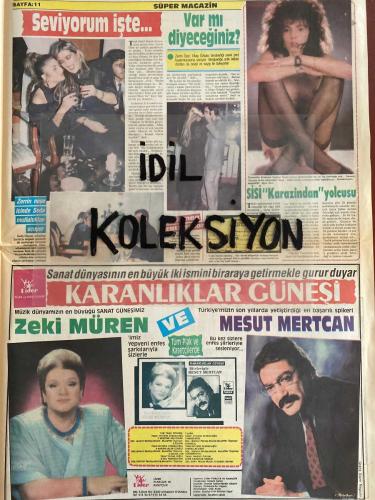 İSTANBUL SÜPER GAZETE AKTÜALİTE POLİTİK VE MAGAZİN GAZETESİ - DOĞUM GÜNÜ HEDİYESİ (TURKİSH - NEWSPAPER) - 10 KASIM 1988 - TAM TAKIM 12 SAYFADIR -Serpil Çakmaklı-Turan Çevik-Nazan Şoray-Sedef Bozok-Deniz Akbulut-Necdet Ulucan-Neşe Aksoy-Zafer Seda-Zerrin Özer-Olay Özbalcı-Şebnem Soylu-Zeki Müren-Mesut Mertcan-Perran Kutman-Berna Kanat-Özden Sarıtaş-Zeynep Aksu-Gökhan Güney-Fato Girik-Didem-Kayahan-Cahide Sonku-Rutkay Aziz-Hakan Kalkavan-Ahu Tuğba-Nur Aksoy-Aslıhan Öncü-Banu Alkan-Hülya Avşar-Hülya Erkan-Entel Aziz Üstel-Buğra Bilgin-Serpil Çakmaklı-Nazan Şoray-Hüsnü Kocabıyık-Levent Kırca-Tevfik Fikret Tüfekçi-Ahmet Özden-Ali Ekber Özcan-Selim Sayılgan-Hülya Avşar-İbrahim Tatlıses-Hülya Avşar-Ayşegül Aldinç-Harun Kolçak-Deniz Türkali-Gökhan Güney-Burhan Çaçan-Maya Topaloğlu-Fatoş Çal-Vehbi Koç-Hüseyin Bayraktar-Mustafa Tınaz Titiz-Turgut Özal-Muhsin Ertuğrul-İsmet Ay-Nedret Taciroğlu-Villi Hayati Kamhi-Franco Debenedetti-Muzaffer Bozanoğlu-Müslüm Uygun-Sevgi Uygun-Bedrettin Dalan