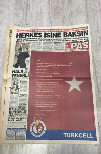 PAS SPOR GAZETESİ - 22 HAZİRAN 2002 - AKILLI, İNANÇLI SABIRLI OLALIM - BANKO TÜRKİYE - BAK ŞU ŞAŞKINA! - 30 MİLYON EMRİNDE - BİZİ DAUM YAKTI - YILDIZLAR ASKIDA - KARTAL'IN 'ÖRÜMCEK' KEYFİ - HERKES İŞİNE BAKSIN - HALA FENERLİ - TÜRKİYEM VURSUN! - KÖPEKLER KUDURSUN - SAMBACILAR 5X5 - UNUTULMAZ - ERCAN ALBAY - SELAMİ YARDIM - COŞKUN DEMİRBAKAN - YASEMİN ANTUN - VELİ SEZGİN - SADİ TEKELİOĞLU - NECATİ TUZCU - ADNAN COŞKUN - CEMAL ALP - MEHMET YURDADÖN - MUTAN PETİL - ŞENOL GÜNEŞ - EMRE BELÖZOĞLU - YÜKSEL AYTUŞ - ONUR BELGE - AHMET ÇAKIR - AYHAN AKIN - KAZIM KANAT - ALASSANE NDOUR - ÜMİT ÖZAT - HAKAN ÜNSAL - HASAN ŞAŞ - HAKAN ŞÜKÜR - SEDAT KAYA - KENAN ONUK - SERCAN GÖRGÜLÜ - T. RENKLİKURT - T. SOFUOĞLU - ZAFER TÜZÜN - AZİZ ÜSTEL - HAKKI YALÇIN - İLHAN CAVCAV - OKAN KOÇ - FARETTİN GOMEZ - FERİDUN ÖZDİNGİŞ - GABRIEL SANTOS - AHMET CEYHAN - BURAK ELMAS - ENDER ASLAN - NURETTİN KARAYAKA - LUCESCU - MONDRAGON - SİNAN ENGİN - CHRISTOPH DAUM - PASCAL NOUMA - SERGEN YALÇIN - OĞULCAN ENGİN