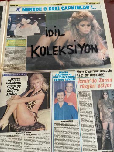 İSTANBUL SÜPER GAZETE AKTÜALİTE POLİTİK VE MAGAZİN GAZETESİ - DOĞUM GÜNÜ HEDİYESİ (TURKİSH - NEWSPAPER) - 22 ARALIK 1988 - TAM TAKIM 12 SAYFADIR -Songül Ülkü-Selen Büke-Kadir İnanır-Müfit Çetin-Sevtap Parman-Belkıs Akkale-İzzet Altınmeşe-Neşe Aksoy-Leyla Önder-Metin Akpınar-Zeki Alasya-Zerrin Özer-Okay Özbalcı-Çiğdem Işıbilir-Hale Soygazi-Barış Pirhasan-Cahide Sonku-Nükhet Duru-Ferdi Tayfur-Türkan Şoray-Yağmur-Uğur Yücel-Bülent Ecevit-Turgut Özal-Süleyman Demirel-Zeki Müren-Nilüfer-Halim Gökhan-Yonca Evcimik-Nazan Şoray-Tunç Çevik-Serpil Çakmaklı-Türkan Şoray-Cihan Ünal-Cem Özer-Selin Dilmen-Hülya Sözer-Gölcüklü Jale-Yeliz-Edip Akbayram-Banu-Arif Susam-Devran Çağlar-Enver Merallı-Rahmi Saltuk-Güpürüm-Ülkü Erakalın-Gülşen Bubikoğlu-Nükhet Duru-Bülent Ersoy-Yüksel Uzel-Ayşe Tunalı-Ümit Uzun-Ferhat Tunç-Burhan Çaçan-Mustafa Küçük-Hülya Süer-Nezahat Demet-Necla Akben-Güler Işık-Mine Koşan-Selahattin Demirtaş-Sibel Can-Sevgi Aksoy-Uğur Bayar-Attila Kaya-Zihni Cinan-Grup Yek-Vitali Hakko-Bel