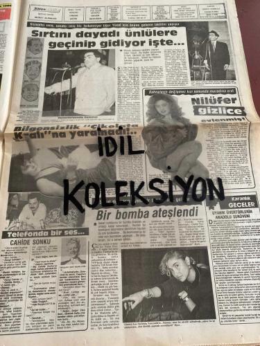 İSTANBUL SÜPER GAZETE AKTÜALİTE POLİTİK VE MAGAZİN GAZETESİ - DOĞUM GÜNÜ HEDİYESİ (TURKİSH - NEWSPAPER) - 22 ARALIK 1988 - TAM TAKIM 12 SAYFADIR -Songül Ülkü-Selen Büke-Kadir İnanır-Müfit Çetin-Sevtap Parman-Belkıs Akkale-İzzet Altınmeşe-Neşe Aksoy-Leyla Önder-Metin Akpınar-Zeki Alasya-Zerrin Özer-Okay Özbalcı-Çiğdem Işıbilir-Hale Soygazi-Barış Pirhasan-Cahide Sonku-Nükhet Duru-Ferdi Tayfur-Türkan Şoray-Yağmur-Uğur Yücel-Bülent Ecevit-Turgut Özal-Süleyman Demirel-Zeki Müren-Nilüfer-Halim Gökhan-Yonca Evcimik-Nazan Şoray-Tunç Çevik-Serpil Çakmaklı-Türkan Şoray-Cihan Ünal-Cem Özer-Selin Dilmen-Hülya Sözer-Gölcüklü Jale-Yeliz-Edip Akbayram-Banu-Arif Susam-Devran Çağlar-Enver Merallı-Rahmi Saltuk-Güpürüm-Ülkü Erakalın-Gülşen Bubikoğlu-Nükhet Duru-Bülent Ersoy-Yüksel Uzel-Ayşe Tunalı-Ümit Uzun-Ferhat Tunç-Burhan Çaçan-Mustafa Küçük-Hülya Süer-Nezahat Demet-Necla Akben-Güler Işık-Mine Koşan-Selahattin Demirtaş-Sibel Can-Sevgi Aksoy-Uğur Bayar-Attila Kaya-Zihni Cinan-Grup Yek-Vitali Hakko-Bel