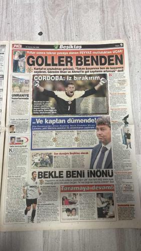 PAS SPOR GAZETESİ - 25 HAZİRAN 2002 - SAFAK HAREKATI  - NANNI TAMAM  - 4 MILYON DOLAR  - TERIM ISTERSE  - DÜNYA KUPASI'NDA BUGÜN  - GOLLER BENDEN  - KİRALIK KARTAL CONCEICAO  - ASLAN'A MILAN MODELİ  - DÖNÜŞÜ OLMAZ  - ÇILGIN  - JÜBİLEMİ BİLE YAPABİLİRİM  - HOŞGELDİN KÜÇÜK SİPA  - KUPA BİZİM  - SERVET TEPTİ  - KENDİSİ BİLİR  - SILVA'DA SON GÜN  - SAMANDIRA'YA HAYRAN KALDI  - HİÇ YALNIZ KALMADI  - 10 NUMARA SORUN DEĞİL  - YILDIRIM'IN GURURU  - ORTEGA TATİLE GİTTİ  - ARJANTİNLİ PARA BASMAYA BAŞLADI  - SON SÖZ SÖYLENMEDİ  - TERİM İŞİNİ BİLİR  - ALPAY İÇİN DÖNÜŞ YOK  - ANCELOTTI DİZİNİ DÖVÜYOR  -  ARIEL ORTEGA  - AZİZ YILDIRIM  - CORDOBA  - BAYRAM TUTUMLU  - YILDIRIM DEMİRÖREN  - CONCEICAO  - ALPAY ÖZALAN  - URS MEIER  - YILDIRAY BAŞTÜRK  - CALIENDO  - ALMEYDA  - SILVA  - WERNER LORANT  - REVIVO  - FERİDUN ÖZDİNGİŞ  - FATİH TERİM  - HAGI  - POPESCU  - COSTA  - FELIPE  - ROBERTO CARIOCA  - FULYA TERİM  - ÖZHAN CANAYDIN  - CARLO ANCELOTTI  - ÜMİT KARAN  - ADNAN DİNÇER  - KEMALETTİN ŞENTÜRK