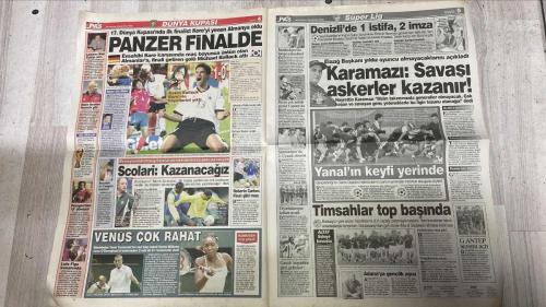 PAS SPOR GAZETESİ - 26 HAZİRAN 2002 - DÜNYA KUPASI'NDA BUGÜN - KUPA BİZİMDİR! - DÜNYANIN GÖZÜ BİZDE - TÜRKİYE KAZANIR - İLERLEYİN BEYLER - ADANA DEMİR TOPLANIOR - KARŞIYAKA'DA BİRAND BELİRS - GÜREŞTE DÜNYA 3'Ü OLDUK - BOZÜYÜKLÜ FADIL İNEGÖLSPOR'DA - ÜNİVERSİTELİLER SPOR İÇİN BULUŞUYOR - Y. YOZGATSPOR'UN GÜVENCESİ GENÇLER - VESTEL MANİSASPOR ERGÜN İLE YENİDEN - YÜKSEL YALOVA'DAN AYDIN'A TEPKİ - KAYSERİSPOR SÜPER OLACAK - ŞAMPİYONLARA YARDIM SÖZÜ - MAHCUP OLMAYIZ - CITAYI YÜKSELTECEĞİZ - KİŞİLİKLİ FUTBOLCULAR - ADANA'DA HAKEM SINAVI - ÇANAKKALE'DE YÜRÜYÜŞ - RİZE'DE SON TANGO - YÖNETİM DÜN GÖREV BÖLÜMÜ YAPTI - KIRKPINAR'DA KOŞTULAR - TEKELİOĞLU AKÇAABAT'TA - KONYASPOR YİNE SANDIK BAŞINDA - BAŞKAN CENGİZ DEVREDE - FUTBOL ŞUBESİ AVCI'NIN - ANTALYA'DAN BERKAN'A RED - SİVASSPOR'DA BELİRSİZLİK - ERZURUMSPOR GAZ KESMİYOR - ERDEM TUĞAL GİRESUNSPOR'DA - EL ALOUSI - HAKAN ÜNSAL - RÜŞTÜ - FATİH - ALPAY - BÜLENT - ERGÜN - ÜMİT D. - TUGAY - YILDIRAY - EMRE - HAKAN - HASAN ŞAŞ - MARCOS - CALU