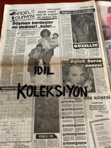 İSTANBUL SÜPER GAZETE AKTÜALİTE POLİTİK VE MAGAZİN GAZETESİ - DOĞUM GÜNÜ HEDİYESİ (TURKİSH - NEWSPAPER) - 29 ARALIK 1988 - TAM TAKIM 12 SAYFADIR - 1989 Takvimi-Yasemin Evcim-Oya Aydoğan-Latif Demirci-Latif Çakıcı-Latif Bey-Esra Sümer-Yeşim Özen-Nilgün Ersoy-Emrah-Devran Çağlar-Dil Caner-Yıldırım Caner-Aydın Gürbüz-Hikmet Ekim-Esmer Günler-Nilüfer-İbrahim Erkal-Zerrin Özer-Seco Eserler-Barış Manço-Bülent Ersoy-Yüksel Uzel-Ayşe Tunalı-C.Sanatçılar-Ahmet Özhan-Burhan Çaçan-Baki Altmışbeş-Mustafa Küçük-Hülya Süer-Nezahat Demet-Güler Işık-Mine Koşan-Sibel Can-Selahattin Özdemir-Sevgi Aksu-Ceylan-Devran Çağlar-İbrahim Tatlıses-Mehmet Dalmaz-Kadir İnanır-Canan Yaka-Nil Ünal-Arif Susam-Şahin Özer-Osman İmseveroğlu-Hakkı İmrene-Sıtkı Acım-Celal-Tolga Savacı-Seda Sayan-Avşar Kızı-Fahrettin Aslan-Sinema Ağa-Rana Solak-Erol Solak-Ava Gittiler-Orhan Gencebay-Müjde Ar-Şener Şen-Gönül Yazar-Türkan Şoray-Cem Duna-Sayın Kenan Evren-Orhan Erkalın-Aysel Gürsoy-Lütfü Akad-Reyman Eray-Hakan M. Çubuk-Moğol