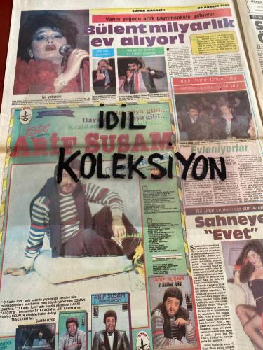 İSTANBUL SÜPER GAZETE AKTÜALİTE POLİTİK VE MAGAZİN GAZETESİ - DOĞUM GÜNÜ HEDİYESİ (TURKİSH - NEWSPAPER) - 29 ARALIK 1988 - TAM TAKIM 12 SAYFADIR - 1989 Takvimi-Yasemin Evcim-Oya Aydoğan-Latif Demirci-Latif Çakıcı-Latif Bey-Esra Sümer-Yeşim Özen-Nilgün Ersoy-Emrah-Devran Çağlar-Dil Caner-Yıldırım Caner-Aydın Gürbüz-Hikmet Ekim-Esmer Günler-Nilüfer-İbrahim Erkal-Zerrin Özer-Seco Eserler-Barış Manço-Bülent Ersoy-Yüksel Uzel-Ayşe Tunalı-C.Sanatçılar-Ahmet Özhan-Burhan Çaçan-Baki Altmışbeş-Mustafa Küçük-Hülya Süer-Nezahat Demet-Güler Işık-Mine Koşan-Sibel Can-Selahattin Özdemir-Sevgi Aksu-Ceylan-Devran Çağlar-İbrahim Tatlıses-Mehmet Dalmaz-Kadir İnanır-Canan Yaka-Nil Ünal-Arif Susam-Şahin Özer-Osman İmseveroğlu-Hakkı İmrene-Sıtkı Acım-Celal-Tolga Savacı-Seda Sayan-Avşar Kızı-Fahrettin Aslan-Sinema Ağa-Rana Solak-Erol Solak-Ava Gittiler-Orhan Gencebay-Müjde Ar-Şener Şen-Gönül Yazar-Türkan Şoray-Cem Duna-Sayın Kenan Evren-Orhan Erkalın-Aysel Gürsoy-Lütfü Akad-Reyman Eray-Hakan M. Çubuk-Moğol