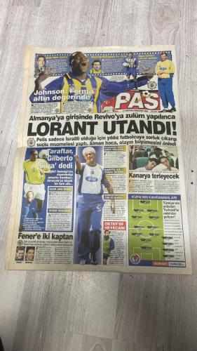 PAS SPOR GAZETESİ - 27 HAZİRAN 2002 - EN SEREFLİ YENİLGİ - BU ELLERE KUPA YAKIŞIRDI - CUMARTESİ RAKİP KORE - LORANT UTANDI! - FENER'E İKİ KAPTAN - LEJYONER HAREKATI - BOMBA GİBİ DÖNÜYORUM - HEDEFLERİM ÇOK BÜYÜK - BABA ZIYA DOĞAN - KARTAL SUYLA AYAKTA! - RUHLARI YETİYOR! - DOĞRU SEÇİM! - SCHUMI DUBLE YAPTI! - İLHAN - HASAN - RÜŞTÜ - ERDOĞAN - SERCAN - HALUK ULUSOY - REVI VO - LORANT - GILBERTO SILVA - ALMEYDA - OGÜN - OKTAY - FATİH TERİM - ÜMİT - HAKAN ÜNSAL - OKAN - TUGAY - MEHMET CANSU - ÖZHAN CANAYDIN - FELIPE - ROBERTO CARLOS - MANACER FRANK - SERKAN - NUNO GOMES - RUI COSTA - MONDRAGON - YÜCEL - AYHAN - BRUNO METSU - HANEFEVE - MARAT SAFIN - PETE SAMPRAS - GEORGE BASTL - ROCHUSS - CAPRIATI - DANIELA HANTUCHOVA - MEHMET YILMAZ - SAMET AYBABA - ZIYA DOĞAN - ERDOĞAN BİLENSER - BİLAL YAŞAR - BURHAN BIÇAKÇIOĞLU - CENGİTHAN - DIALLO - MURAT HACIOĞLU - ABDULLAH - SERDAR - YUNUS - NURİ - KAMİL SAFFRI - KURTULUŞ - HASAN YİĞİT - SAVAŞ - SERKAN - BAHRİ KAYA - NEJAT BIYEDIC - ZÜBEYİR BAFRA
