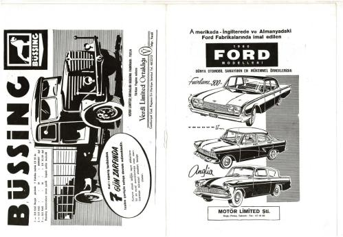 Motor Mecmuası 'Mercedes Benz Dizel Kamyonları, Caterpillar D9 Traktör, Jeep Arazi Vasıtası, İsveç Gislaved Lastikleri ve Fay Resimli Reklam NDR101577