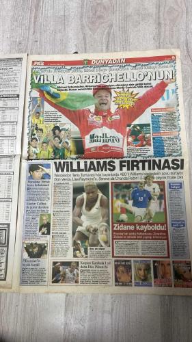 PAS SPOR GAZETESİ - 02 TEMMUZ 2002 - FİLEDE BAHAR URCU ECZACIBAŞI'NDA - MİLLİ TRİATLONCULAR SİFTAH YAPACAK - HEDEF ŞAŞMAZ - HİTİT KUPASI'NA KARATAŞ DAMGASI - BUZ HOKEYİNDE ANKARA ŞAMPİYON - KIRIKKALE'DE SPOR OKULLARINA HÜCUM - MUHAMMET RİZE'DE - MERSİN TOP BAŞI YAPTI - TED'Lİ BAYANLARIN AVRUPA HEYECANI - BİZİM GÜREŞÇİLER DAHA ESTETİK - ADIYAMAN'DA İŞLEM TAMAM - KEMALPAŞA ATAĞA KALKTI - BATMAN KARŞIYAKA SEÇİME GİDİYOR - VİLLA BARRICHELLO'NUN - MARADONA: NEREDE BİZİM FUTBOLUMUZ - BLATTER: COLLINA İLE GURUR DUYDUM - P.TROUSSIER'İN BÜYÜK HAYALİ - WILLIAMS FIRTINASI - İKİSİ DE SÜPER - KASPARS KAMBALA 1 YIL DAHA EFES PİLSEN'DE - İBRAHİM KALIYOR - ZIDANE KAYBOLDU - HİDAYET'İN ŞARTI VAR - KIZLAR SCHALTE HAZIR - İLYAS FENER İÇİN HAZIR - YUSUF: BORCUMU BU YIL ÖDEYECEĞİM - İSMAİL GÜLDÜREN: KALICI OLACAĞIM - BAHAR URCU - CELAL KIBRISLI - TUNCAY KARATAŞ - MUSTAFA - ALİ ZALİGÜN - REMZİ ARKALT - VOLKAN - ÇETİN - MUHAMMET - NASİR BELCİ - ENİS EKER - RÜŞTÜ GÜNER - BÜLENT ÜLKER - HALİL YÜKSEL - TETTEH