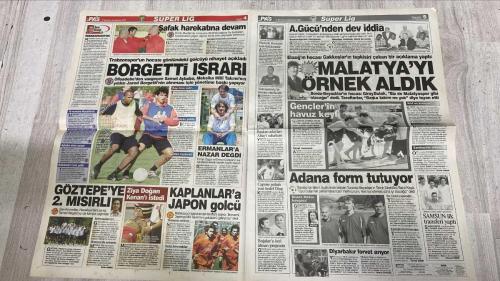 PAS SPOR GAZETESİ - 03 TEMMUZ 2002 - ORTEGA'YA HAKARET - WASHIGOL CAN SIKIYOR - SON SÖZ NİHAT'IN - RÜŞTÜ: SIRA F.BAHÇE'DE - OYUNCULARA 3 GÜN TEST - TOP LORANT'TA - KANARYA SAKATA GELDİ - UNUTKAN FENER - SERHAT'IN HEYECANI - GENÇLERE MESAİ - KEPEZ'DE ELLER CEBE - BAKAN'DAN BAŞARILI SPORCULARA ÖDÜL - GÜLŞEHİR KAMPINDA GENÇLER BULUŞTU - KARABÜK MEMİŞOĞLU İLE DEVAM KARARI ALDI - SULUOVA'DA ŞEKER ŞAMPİYON OLDU - MÜFTÜ KUPASI'NI SAPANCA KAZANDI - ÖZÜRLÜ SPORCULARIN MADALYA SEVİNCİ - RİZESPOR'DA KRİZ ÇÖZÜLDÜ - YOZGAT DURMAK BİLMİYOR - ÇORLU ATAĞA KALKTI - KAYSERİ YAŞLANDI - ORDU'DA TEKVANDO HEYECANI - ORTEGA - NİHAT - RÜŞTÜ - M.DOĞAN - LORANT - REVIVO - HAKAN BAYRAKTAR - OĞUZ ÇETİN - NURETTİN YILDIR - SERHAT - İLHAN MANSIZ - İNAL ÖGER - MEMİŞOĞLU - MEHMET CİNALİ - ENDER BAY - UĞUR CİNALİ - SABRİ ÇAKMANOZ - ÜMİT OZAN - RECEP - KÜRŞAT - KORAY - DEVRAN - UĞUR TÜTÜNEKER - HASAN VEZİR - ŞENER - EMİN - TURGUT - HÜSEYİN ÇOBAN - KÜRŞAD KODAZ - TAMER - ARİF - GAZİ - FİKRET - METİN DİYADİN