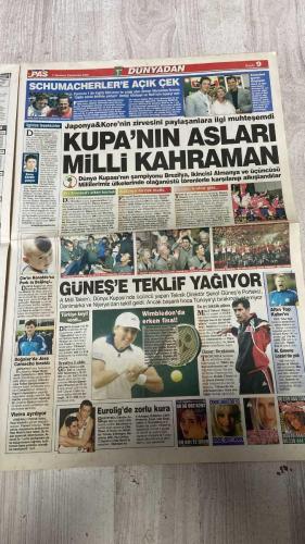 PAS SPOR GAZETESİ - 03 TEMMUZ 2002 - ORTEGA'YA HAKARET - WASHIGOL CAN SIKIYOR - SON SÖZ NİHAT'IN - RÜŞTÜ: SIRA F.BAHÇE'DE - OYUNCULARA 3 GÜN TEST - TOP LORANT'TA - KANARYA SAKATA GELDİ - UNUTKAN FENER - SERHAT'IN HEYECANI - GENÇLERE MESAİ - KEPEZ'DE ELLER CEBE - BAKAN'DAN BAŞARILI SPORCULARA ÖDÜL - GÜLŞEHİR KAMPINDA GENÇLER BULUŞTU - KARABÜK MEMİŞOĞLU İLE DEVAM KARARI ALDI - SULUOVA'DA ŞEKER ŞAMPİYON OLDU - MÜFTÜ KUPASI'NI SAPANCA KAZANDI - ÖZÜRLÜ SPORCULARIN MADALYA SEVİNCİ - RİZESPOR'DA KRİZ ÇÖZÜLDÜ - YOZGAT DURMAK BİLMİYOR - ÇORLU ATAĞA KALKTI - KAYSERİ YAŞLANDI - ORDU'DA TEKVANDO HEYECANI - ORTEGA - NİHAT - RÜŞTÜ - M.DOĞAN - LORANT - REVIVO - HAKAN BAYRAKTAR - OĞUZ ÇETİN - NURETTİN YILDIR - SERHAT - İLHAN MANSIZ - İNAL ÖGER - MEMİŞOĞLU - MEHMET CİNALİ - ENDER BAY - UĞUR CİNALİ - SABRİ ÇAKMANOZ - ÜMİT OZAN - RECEP - KÜRŞAT - KORAY - DEVRAN - UĞUR TÜTÜNEKER - HASAN VEZİR - ŞENER - EMİN - TURGUT - HÜSEYİN ÇOBAN - KÜRŞAD KODAZ - TAMER - ARİF - GAZİ - FİKRET - METİN DİYADİN