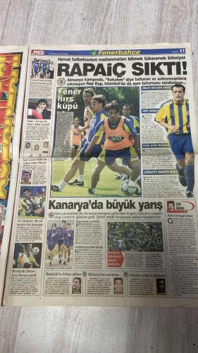 PAS SPOR GAZETESİ - 05 TEMMUZ 2002 - MİLLİLER MECLİS'TE - TARİH BÖYLE COŞKU GÖRMEDİ - ERKAN'DAN ÖDEME SIKINTISI - NOUMA'DAN MÜJDE - LORANT: RAPAIÇ KALSIN - FENER YILDIZLARIYLA UÇACAK - ÖNCE ALMEYDA SONRA SILVA - REAL SOCIEDAD NİHAT'IN PEŞİNDE - AYBABA BOMBALADI - GAKKOŞLAR TEKRAR TOP BAŞI YAPTI - TOFAŞ KEMALPAŞA MAÇINA HAZIR - ADIYAMAN YENİ SEZONA UMUTLU - GURBETÇİLER REKOR KIRIYOR - PLAJIN SULTANLARI ÇEYREK FİNALDE - SCHUMACHER COŞTU BİR KERE - EMRE SAHNE ALIYOR - WIMBLEDON'DA YENİ KRAL HEWITT - BLATTER COLLINA'YI GÖREVLENDİRDİ - JAPONYA ZICO İLE EL SIKIŞTI -  BÜLENT KORKMAZ - HASAN ŞAŞ - ALPAY - İLHAN MANSIZ - ERKAN - PASCAL NOUMA - SİNAN ENGİN - WERNER LORANT - RAPAİÇ - ALMEYDA - SILVA - NİHAT - REAL SOCIEDAD - SAMET AYBABA - GİRAY BULAK - TOFAŞ - NÖYFEL BOZDOĞAN - SCHUMACHER - EMRE - LEYTON HEWITT - BLATTER - COLLINA - ZICO - BAHAR URCU - TUNCAY KARATAŞ - VOLKAN - ÇETİN - MUHAMMET - NASİR BELCİ - TETTEH - FUAT YAMAN - CEM ÇITAK - MENDERES EYÜPOĞLU - MUHAMMET KÖSEOĞLU - NECATİ TUZCU