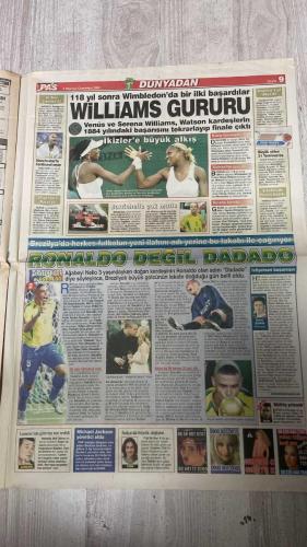 PAS SPOR GAZETESİ - 06 TEMMUZ 2002 - KONYASPOR'DA İSYAN VAR! - SAKARYA SERT AKACAK - DAH NİHAT OLSA! - ORTEGA TARTIŞILMAZ - ALAN ÇOK, SATAN YOK - BEŞİKTAŞ SÜPER - PASCAL'A AVANTA YOK - İLHAN MANSIZ'I TÜREL ATEŞLEDİ - FENERBAHÇE Mİ BİR DAHA ASLA! - KANARYA TAŞ GİBİ ÇIKTI -  YORGANCIOĞLU - BEKİR KUMBUL - İHSAN DERELİOĞLU - TANER - STOJAKOVİÇ - HİDO - ÖZCAN - WERNER LORANT - NİHAT KAHVECİ - ÜMİT ÖZAT - ORTEGA - WASHINGTON - REVİVO - CEM KARACA - M. DOĞAN - GILBERTO - KLEBERSON - İLHAN MANSIZ - BECKHAM - OWEN - RONALDO - HASAN ŞAŞ - HAGİ - BALİÇ - TERİM - SUAT - BÜLENT - Graham Taylor - YILDIRAY BAŞTÜRK - RANKLBAY - ERCAN - CELAL UYANIK - COŞKUN - METİN - ALBAN BUSHİ - GÜNEŞ - KUBİK - SAMANLIOĞLU - SERTAN - DOĞAN - MARCO AURÉLIO - AYBABA - OKAN - BAHRI KAYA - STUMETER - ZICO - FERDINAND - VENÜS WILLIAMS - SERENA WILLIAMS - WATSON - BARRICHELLO - HEWITT - NELIO - VERONICA - LUIS NAZARIO DE LIMA RONALDO - ANNA SONIA - CARLOS - PELE - EMRE ŞAHİN - LEMERRE - ROGER LEMERRE - CLAUDE SIMONET