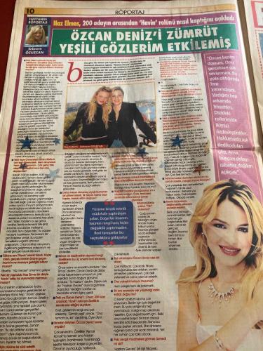 FISILTI MAGAZİN GAZETESİ - DOĞUM GÜNÜ HEDİYESİ (TURKİSH - NEWSPAPER) - 10-16 KASIM 2004 - TAM TAKIM 24 SAYFADIR - Burcu Kara Posteri-Şebnem Özüzcan-Müjgan Hanım-Sinem-Naz Elmas-Derya Tuna-Asena-İbrahim Tatlıses-Bediz Doğan-İdo-Gökhan Özen-Eyüp Kanat-Ajda Pekkan-Müslüm Baba-Dilek Hanif-Cansu Dere-Derya Baykal-Sinem Öztufan-Barış Akarsu-Yeliz Yeşilmen-Selami Şahin-Beyhan Botur-Adile Naşit-Emel Sayın-Tuğçe Kazaz-Perihan Savaş-Şafak Sezer-Mustafa Topaloğlu-Gülben Ergen-Birsel Fisılıtı-Cem Yılmaz-Aykut Işıklar-Mustafa Sandal-Tarkan-Pakize Suda-Nurseli Yeşilçay-Melekler Adası-Kıraç-Erkin Koray-Ferdifün Özdemir-Rafet El Roman-Ege-Nükhet Duru-Gülden Avuç-Muazzez Abacı-Adnan Şenses-Deniz Akkaya-İpek Tuzcuoğlu-Kayahan-Aysun Kayacı-Ece Erken-Esra Eron-Alişan-Çolpan İlhan-Gamze Özçelik-Naz Elmas-Şebnem Özuzcan-Özcan Deniz-Havin-Tülin Örsekli-Asmalı Konak-Burcu Kara