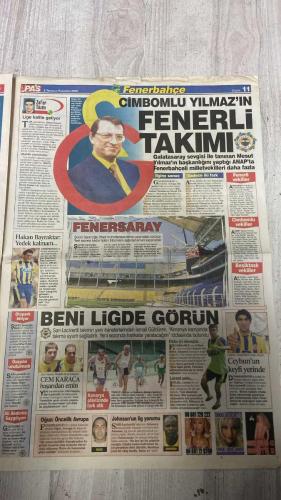 PAS SPOR GAZETESİ - 08 TEMMUZ 2002 - REVİVO 'ŞOV ŞİMDİ BAŞLIYOR - KRAL SAHNEDE - MİLAN RAPAİÇ RAHAT NEFES ALDI - MUHTEŞEM BAY GOL - SADECE F.BAHÇE'Yİ İSTİYORUM - ŞAMPİYONUZ - TÜRKİYE'NİN VİERİ'Sİ OLUR - CİMBOMLU YILMAZ'IN FENERLİ TAKIMI - LİGDE GÖRÜN - FENER'DE OYNAMAK İSTİYORUM! - YA-G.SARAY, YA BEŞİKTAŞ! - HAGI MUTLU OLACAK - AKILLI GÜÇLÜ+HIZLI VE ÖNDE: FERRARİ - HEWITT ŞOV YAPTI - KAYSERİ'DE HEDEF BÜYÜK - EKONOMİK KALİTELİYİZ - SEBAT GAZA BASTI - REVİVO  - RÜŞTÜ  - YUSUF  - M. DOĞAN  - MUSTAFA DOĞAN  - MİRKOVİÇ  - RAPAİÇ  - SERHAT  - OKTAY  - ORTEGA  - WASHINGTON  - TUNCAY  - MILAN RAPAİÇ  - WERNER LORANT  - OĞUZ ÇETİN  - OGÜN  - NANNI  - CEYHUN  - HAGİ  - SCHUMI  - ALPAY  - M. YILMAZ  - SİNAN ENGİN  - SERDAR BİLGİLİ  - LUCESCU  - TERİM  - YÜKSEL AYTUĞ  - MEHMET YILMAZ  - YÜCEL UYAR  - SAMET AYBABA  - METİN  - AYDIN  - DA SILVA  - HÜSEYİN KALPAR  - GİRAY BULAK  - MULTESCU  - ZAFER TÜZÜN  - HAKAN BAYRAKTAR  - HASAN ŞAŞ  - ALİ AKDENİZ  - MESUT YILMAZ  - İSMAİL GÜLDÜREN  - CEM KARACA