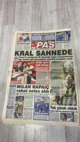 PAS SPOR GAZETESİ - 08 TEMMUZ 2002 - REVİVO 'ŞOV ŞİMDİ BAŞLIYOR - KRAL SAHNEDE - MİLAN RAPAİÇ RAHAT NEFES ALDI - MUHTEŞEM BAY GOL - SADECE F.BAHÇE'Yİ İSTİYORUM - ŞAMPİYONUZ - TÜRKİYE'NİN VİERİ'Sİ OLUR - CİMBOMLU YILMAZ'IN FENERLİ TAKIMI - LİGDE GÖRÜN - FENER'DE OYNAMAK İSTİYORUM! - YA-G.SARAY, YA BEŞİKTAŞ! - HAGI MUTLU OLACAK - AKILLI GÜÇLÜ+HIZLI VE ÖNDE: FERRARİ - HEWITT ŞOV YAPTI - KAYSERİ'DE HEDEF BÜYÜK - EKONOMİK KALİTELİYİZ - SEBAT GAZA BASTI - REVİVO  - RÜŞTÜ  - YUSUF  - M. DOĞAN  - MUSTAFA DOĞAN  - MİRKOVİÇ  - RAPAİÇ  - SERHAT  - OKTAY  - ORTEGA  - WASHINGTON  - TUNCAY  - MILAN RAPAİÇ  - WERNER LORANT  - OĞUZ ÇETİN  - OGÜN  - NANNI  - CEYHUN  - HAGİ  - SCHUMI  - ALPAY  - M. YILMAZ  - SİNAN ENGİN  - SERDAR BİLGİLİ  - LUCESCU  - TERİM  - YÜKSEL AYTUĞ  - MEHMET YILMAZ  - YÜCEL UYAR  - SAMET AYBABA  - METİN  - AYDIN  - DA SILVA  - HÜSEYİN KALPAR  - GİRAY BULAK  - MULTESCU  - ZAFER TÜZÜN  - HAKAN BAYRAKTAR  - HASAN ŞAŞ  - ALİ AKDENİZ  - MESUT YILMAZ  - İSMAİL GÜLDÜREN  - CEM KARACA