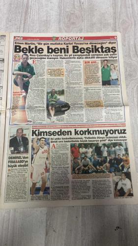 PAS SPOR GAZETESİ - 09 TEMMUZ 2002 - BEKLE BENİ BEŞİKTAŞ - DEMİREL'DEN FIBA & ABD'YE BÜYÜK ELEŞTİRİ - KİMSEDEN KORKMUYORUZ - ALİ GÜNEŞ'İN FORMA İDDİASI - İSTE BİLMEL GİNİZ ORTEGA! - FENER GİBİ PARLARIM - PAF'TA İŞLEM TAMAM - HERKESİN AGZI AÇIK KALACAK - AZİZ YILDIRIM UYARACAK! - ORDU HAVZA'DA BAŞLADI - BU LEKEYİ TEMİZLEYİN - KONYA'DA UMUT ISIGI! - GÖKDENİZ AYRILIYOR - PRES YAP, GOL AT PUANLARI TOPLA - MALATYA'DA İLHAN VAR - KAZAYLA EFSANE OLDUM! - SUTOPUNDA İYİK ŞAMPİYON - SKANDAL BOKSÖR TYSON BOKSU BIRAKTI - PAPANIKOLAO ÜLKER'E GELEBİLİR - TATSIZLIK - ERSEN MARTİN - RIZA ÇALIMBAY - HAKAN ŞÜKÜR - FATİH TERİM - İBRAHİM - HİDAYET - TURGAY DEMİREL - ALİ GÜNEŞ - MUSTAFA - SERCAN GÖRGÖLÜ - LORANT - ARIEL ORTEGA - OKTAY DERELİOĞLU - ABDULLAH - SERHAT - TUNCAY - REVİVO - NİHAT - AZİZ YILDIRIM - STEVIÇ - SARAN - OĞUZ ÇETİN - SEZEN AKSU - İBRAHİM TATLISES - MUSTAFA SANDAL - PETEK DİNÇÖZ - ÖGÜN - YUSUF - CEM - HİLAL CEBECİ - SUAT SUNGUR - YÜCEL UYAR - BÜLENT ONUR YILMAZ - ALTAN ÇETİNDAĞ