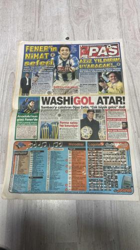 PAS SPOR GAZETESİ - 09 TEMMUZ 2002 - BEKLE BENİ BEŞİKTAŞ - DEMİREL'DEN FIBA & ABD'YE BÜYÜK ELEŞTİRİ - KİMSEDEN KORKMUYORUZ - ALİ GÜNEŞ'İN FORMA İDDİASI - İSTE BİLMEL GİNİZ ORTEGA! - FENER GİBİ PARLARIM - PAF'TA İŞLEM TAMAM - HERKESİN AGZI AÇIK KALACAK - AZİZ YILDIRIM UYARACAK! - ORDU HAVZA'DA BAŞLADI - BU LEKEYİ TEMİZLEYİN - KONYA'DA UMUT ISIGI! - GÖKDENİZ AYRILIYOR - PRES YAP, GOL AT PUANLARI TOPLA - MALATYA'DA İLHAN VAR - KAZAYLA EFSANE OLDUM! - SUTOPUNDA İYİK ŞAMPİYON - SKANDAL BOKSÖR TYSON BOKSU BIRAKTI - PAPANIKOLAO ÜLKER'E GELEBİLİR - TATSIZLIK - ERSEN MARTİN - RIZA ÇALIMBAY - HAKAN ŞÜKÜR - FATİH TERİM - İBRAHİM - HİDAYET - TURGAY DEMİREL - ALİ GÜNEŞ - MUSTAFA - SERCAN GÖRGÖLÜ - LORANT - ARIEL ORTEGA - OKTAY DERELİOĞLU - ABDULLAH - SERHAT - TUNCAY - REVİVO - NİHAT - AZİZ YILDIRIM - STEVIÇ - SARAN - OĞUZ ÇETİN - SEZEN AKSU - İBRAHİM TATLISES - MUSTAFA SANDAL - PETEK DİNÇÖZ - ÖGÜN - YUSUF - CEM - HİLAL CEBECİ - SUAT SUNGUR - YÜCEL UYAR - BÜLENT ONUR YILMAZ - ALTAN ÇETİNDAĞ
