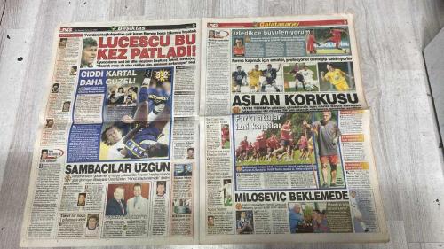 PAS SPOR GAZETESİ - 11 TEMMUZ 2002 - SÜPER LİG 15. SIRADA - GALLIANI, İTALYA'NIN İLHAN CAVCAV'I OLDU - FERDINAND, TERRY'NİN GELİŞİNE SEVİNİYOR - HINGIS'IN ACI VEDASI - SCHUMACHER: IRVINE BENİ HİÇ ÇEKEMEDİ - YÜREK OLDUK - 