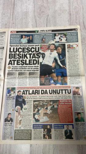 PAS SPOR GAZETESİ - 12 TEMMUZ 2002 - A.GÜCÜ COŞTU BİR KERE - G.SARAY DUR DURAK BİLMİYOR - TRABZON YERLİ VİERİ'SİNE KAVUŞTU - MONDİ, TERİM'İN PRENSİ - KONYASPOR SAHAYA İNDİ - KARTAL'A YENİ SAMBACI - FENERBAHÇE TAM GAZ ! - RÜŞTÜ'YE ADA YOLU GÖRÜNDÜ - BEŞİKTAŞ AUXERRE MAÇINA HAZIR - DÜNYA KUPASI YILDIZLARI TRANSFER BORSASINDA - LORANT'TAN FUTBOLCULARA SERT UYARI - FATİH TERİM - MONDİ - MONDRAGON - HASAN ŞAŞ - BALİÇ - ERGÜN PEMBE - BÜLENT KORKMAZ - AHMET DURSUN - ALPAY - ORTEGA - WASHINGTON - NİHAT KAHVECİ - MEHMET YILMAZ - SAMET AYBABA - MUSTAFA RAMAZAN - PETKOVİÇ - ERSUN YANAL - LERANT - LORANT - WERNER LORANT - RÜŞTÜ REÇBER - SİNAN ENGİN - SERDAR BİLGİLİ - LUCESCU - TÜMER METİN - İLHAN MANSIZ - SERGEN YALÇIN - CESAR - ALLAN DELON - CONCEICAO - PANCU - ARİF PEÇENEK - SELÇUK - LEVENT - FUAT YAMAN - YÜCEL UYAR - CELAL KIBRIZLI - KÜRŞAT - KORAY - AUGUSTINE - CEMAL AYDIN - MUHAMMED GARGO - SARR - PINTO - BERKANT - MURAT ERDOĞAN - BATISTA - SERKAN AYKUT - ZİYA DOĞAN - HALİLAGİÇ - VARESANOVİÇ