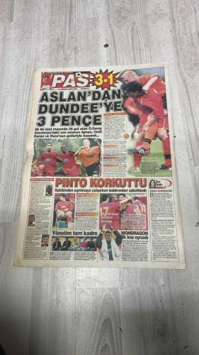 PAS SPOR GAZETESİ - 12 TEMMUZ 2002 - A.GÜCÜ COŞTU BİR KERE - G.SARAY DUR DURAK BİLMİYOR - TRABZON YERLİ VİERİ'SİNE KAVUŞTU - MONDİ, TERİM'İN PRENSİ - KONYASPOR SAHAYA İNDİ - KARTAL'A YENİ SAMBACI - FENERBAHÇE TAM GAZ ! - RÜŞTÜ'YE ADA YOLU GÖRÜNDÜ - BEŞİKTAŞ AUXERRE MAÇINA HAZIR - DÜNYA KUPASI YILDIZLARI TRANSFER BORSASINDA - LORANT'TAN FUTBOLCULARA SERT UYARI - FATİH TERİM - MONDİ - MONDRAGON - HASAN ŞAŞ - BALİÇ - ERGÜN PEMBE - BÜLENT KORKMAZ - AHMET DURSUN - ALPAY - ORTEGA - WASHINGTON - NİHAT KAHVECİ - MEHMET YILMAZ - SAMET AYBABA - MUSTAFA RAMAZAN - PETKOVİÇ - ERSUN YANAL - LERANT - LORANT - WERNER LORANT - RÜŞTÜ REÇBER - SİNAN ENGİN - SERDAR BİLGİLİ - LUCESCU - TÜMER METİN - İLHAN MANSIZ - SERGEN YALÇIN - CESAR - ALLAN DELON - CONCEICAO - PANCU - ARİF PEÇENEK - SELÇUK - LEVENT - FUAT YAMAN - YÜCEL UYAR - CELAL KIBRIZLI - KÜRŞAT - KORAY - AUGUSTINE - CEMAL AYDIN - MUHAMMED GARGO - SARR - PINTO - BERKANT - MURAT ERDOĞAN - BATISTA - SERKAN AYKUT - ZİYA DOĞAN - HALİLAGİÇ - VARESANOVİÇ