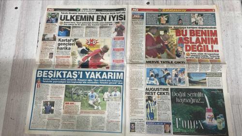 PAS SPOR GAZETESİ - 13 TEMMUZ 2002 - ASLAN'A YENİ SAMBACI: CHRISTIAN - TERİM'DEN YILDIZLARINA FIRÇA - KARTAL YIKILDI, KÜSTÜ - BEŞİKTAŞ'TA NOUMA KRİZİ ÇÖZÜLDÜ - FENERBAHÇE COŞTU BİR KERE - LORANT: ORTEGA TAKIMA ÇABUK UYUM SAĞLADI - RÜŞTÜ REÇBER MANCHESTER YOLUNDA - TRABZON YERLİ VİERİ'SİNİ BULDU: MEHMET YILMAZ - SÜPER LİG TRANSFER BORSASI KIZIŞTI - A.GÜCÜ COŞTU BİR KERE -  CHRISTIAN - FATİH TERİM - MONDİ - MONDRAGON - HASAN ŞAŞ - BALİÇ - ERGÜN PEMBE - BÜLENT KORKMAZ - AHMET DURSUN - ALPAY - ORTEGA - WASHINGTON - NİHAT KAHVECİ - MEHMET YILMAZ - SAMET AYBABA - MUSTAFA RAMAZAN - PETKOVİÇ - ERSUN YANAL - LERANT - LORANT - WERNER LORANT - RÜŞTÜ REÇBER - SİNAN ENGİN - SERDAR BİLGİLİ - LUCESCU - TÜMER METİN - İLHAN MANSIZ - SERGEN YALÇIN - CESAR - ALLAN DELON - CONCEICAO - PANCU - ARİF PEÇENEK - SELÇUK - LEVENT - FUAT YAMAN - YÜCEL UYAR - CELAL KIBRIZLI - KÜRŞAT - KORAY - AUGUSTINE - CEMAL AYDIN - MUHAMMED GARGO - SARR - PINTO - BERKANT - MURAT ERDOĞAN - BATISTA - SERKAN AYKUT - ZİYA DOĞAN