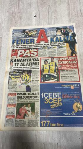PAS SPOR GAZETESİ - 13 TEMMUZ 2002 - ASLAN'A YENİ SAMBACI: CHRISTIAN - TERİM'DEN YILDIZLARINA FIRÇA - KARTAL YIKILDI, KÜSTÜ - BEŞİKTAŞ'TA NOUMA KRİZİ ÇÖZÜLDÜ - FENERBAHÇE COŞTU BİR KERE - LORANT: ORTEGA TAKIMA ÇABUK UYUM SAĞLADI - RÜŞTÜ REÇBER MANCHESTER YOLUNDA - TRABZON YERLİ VİERİ'SİNİ BULDU: MEHMET YILMAZ - SÜPER LİG TRANSFER BORSASI KIZIŞTI - A.GÜCÜ COŞTU BİR KERE -  CHRISTIAN - FATİH TERİM - MONDİ - MONDRAGON - HASAN ŞAŞ - BALİÇ - ERGÜN PEMBE - BÜLENT KORKMAZ - AHMET DURSUN - ALPAY - ORTEGA - WASHINGTON - NİHAT KAHVECİ - MEHMET YILMAZ - SAMET AYBABA - MUSTAFA RAMAZAN - PETKOVİÇ - ERSUN YANAL - LERANT - LORANT - WERNER LORANT - RÜŞTÜ REÇBER - SİNAN ENGİN - SERDAR BİLGİLİ - LUCESCU - TÜMER METİN - İLHAN MANSIZ - SERGEN YALÇIN - CESAR - ALLAN DELON - CONCEICAO - PANCU - ARİF PEÇENEK - SELÇUK - LEVENT - FUAT YAMAN - YÜCEL UYAR - CELAL KIBRIZLI - KÜRŞAT - KORAY - AUGUSTINE - CEMAL AYDIN - MUHAMMED GARGO - SARR - PINTO - BERKANT - MURAT ERDOĞAN - BATISTA - SERKAN AYKUT - ZİYA DOĞAN