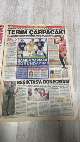 PAS SPOR GAZETESİ - 15 TEMMUZ 2002 - CANSEL: DÖNMEK YOK - DURO: GİDİCİ OLMAYACAĞIM - ERGÜN MADEN OCAĞINA İNDİ - KİMSEYİ SATMAM - PINTO'DA İÇ KANAMA ÇIKTI - 7 MİLLİ İŞBAŞI YAPIYOR - ELEŞTİRENLER ÇOK HAKLI - FATİH TERİM HATA YAPTI - F.BAHÇE HAYATINI DEĞİŞTİRDİ - İSTANBUL YOLU GÖRÜNDÜ - HERKESİN GÖNLÜNDE LİSTEBAŞI - SEZON SONUNDA GÖRÜŞELİM - GERÇEK EFSANE DEVRAN - CONCEIÇAO ÇIKARMASI - TRABZON GELİYOR - GÖZ GÖZ'E YOLUNDA - GİLBERTO İSYANI - ASLAN'DAN RINK'E DAVET - KARARI FATİH TERİM VERECEK - DENİZLİ KORE'YE SICAK - ZOR ÇARŞAMBA - ALPAY - CANSEL - DURO - TERİM - ERGÜN - BALİÇ - PINTO - KURTOĞLU - BÜLENT KORKMAZ - ERGÜN PEMBE - ÜMİT DAVALA - CİHAN HASPOLATLI - MÜSLİM CAN - BECALI - KIVANÇ OKTAY - YILDIRIM DEMİRÖREN - DEVRAN - CONCEIÇAO - GİLBERTO DA SILVA - PAOLO RINK - CHIPARIE - CRAIG EASTON - MUSTAFA DENİZLİ - CHUNG MONG JOO - AZİZ YILDIRIM - LORANT - ÇAĞLA ŞİKEL - MEHMET ÖZDİLEK - KENAN DOĞULU - SELİN TOKTAY - VELİCAN BÜYÜKHANLI - HASAN ŞAŞ - MCRAE - AHN - ALESSANDRO - IGOR