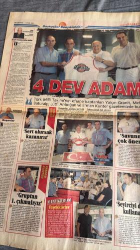 FANATİK BASKET HAFTALIK BASKETBOL GAZETESİ TURKISH NEWSPAPER - DOĞUM GÜNÜ HEDİYESİ  - TAM TAKIM EKSİKSİZ GAZETE 28 AĞUSTOS - 3 EYLÜL  - 2001  - SAYI: 248 - EUROBASKET 2001 - ONLAR SİZE GÜVENİYOR - 32. AVRUPA ŞAMPİYONASI BAŞLIOR - SOKAĞA ÇIKTIK VE HALKIMIZIN HER KESİMİYLE GÖRÜŞTÜK - ÇOCUKLARIMIZI SEVİYORUZ - ŞAMPİYONLARA BENZİN BEDAVA - HERR YOL KUPAYA ÇIKAR - ŞÖLEN BAŞLIOR - SAVUNMANIZ ÇOK KUVVETLİ - KALBİMİZ 12 DEV ADAM İÇİN ATIOR - AVRUPA ŞAMPİYONASI KARNEMİZ - MİLLİ TAKIM HAZIR KITA - HAZIRLIK MAÇLARI - FAST BREAK LAZIM - PERTEVNİYAL ARILAR GİBİ - ASIRLIK EĞİTİM YUVASI ATATÜRKÇÜ DÜŞÜNCEYE BAĞLI SPORCULAR YETİŞTİRİYOR - SİZE GÜVENİYORUZ - OLYMPIAKOS EMRE AMADE - MİLLİLER'E GEÇER NOT - ŞOV YAPARAK KAZANDIK - DEVLER İSTANBUL'DA - RECALCATI'NİN İNTİKAMI - AVRUPA BASKETBOL ŞAMPİYONASI 2001 D GRUBU İTALYA YUNANİSTAN RUSYA BOSNA-HERSEK - AHMET DEMİRTAŞ - RECALCATI - EMRE - YALÇIN GRANİT - MEHMET BATURALP - LÜTFİ ARIBOĞAN - ERMAN KUNTER - CEM ATABETOĞLU - SEVGİLİ TEVTA ANUEL -
