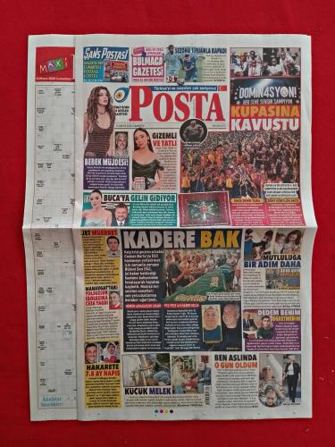 4 Sene Üst Üste Şampiyon Galatasaray, Çaykur Rizespor 2-2 Beşiktaş - 16 Mayıs 2026 - Posta Gazetesi - Tam Gazete + Bulmaca
