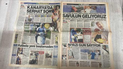 PAS SPOR GAZETESİ - 21 TEMMUZ 2002 - SAMSUN'DA - SAKARYA'YA PEKİYİ - PLAJLAR ŞENLENDİ - TEŞEKKÜRLER G.SARAY - BOMBAYI BEKLEYİN - EN İYİ TRANSFERLERİ BİZ YAPTIK - SPOR HERGÜN BU GAZETEDE - OTOSPOR MERAKLISINA BEŞİKTAŞ FİKSTÜRÜ - RAKİP ÇOK ZORLU! - YANGIN PANİĞİ - ORTEGA'YA TERAPİ!.. - MÜTEVAZI YILDIRIM! - HOCAM BU NASIL TAKIM - NEREDE OYNAYACAĞIMI BİLMİYORUMLAR - EN GÜÇLÜ KADRO F.BAHÇE'DE - KANARYA'DA SERHAT ŞOKU - LORANT'TAN MEDYAYA TAVIR!.. - İLHAN MANSIZ İSVİÇRE YOLCUSU! - AHMET DURSUN HABER BEKLİYOR! - SAVULUN GELİYORUZ - HAMAMCI - HÜSEYİN HAMAMCI - GÖKSEL - SERDAR BİLGİLİ - LUCESCU - YILDIRAY BAŞTÜRK - WERNER LORANT - KEMAL DİNÇER - OGÜN - HAIM REVIVO - ORTEGA - KAPTAN OGÜN - ALPAY - OLCAY - RÜŞTÜ - LORANT - İLHAN MANSIZ - AHMET DURSUN - SİNAN ENGİN - LUCE - ISABEL YILDIZ - ABDULLAH - CORSOBA - NİYAZİ - TÜMER - CEYHUN - KAAN - SERGEN - DEMİRÖREN - CAPONE - İSKENDER - CONCEIÇÃO - NOUMA - SAMET AYBABA - HÜSEYİN KALPAR - ALTIN RRAKILI - ALBAN BUSHI - ALİ HELVACI - YESİÇ - PETKOVİÇ