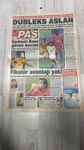PAS SPOR GAZETESİ - 21 TEMMUZ 2002 - SAMSUN'DA - SAKARYA'YA PEKİYİ - PLAJLAR ŞENLENDİ - TEŞEKKÜRLER G.SARAY - BOMBAYI BEKLEYİN - EN İYİ TRANSFERLERİ BİZ YAPTIK - SPOR HERGÜN BU GAZETEDE - OTOSPOR MERAKLISINA BEŞİKTAŞ FİKSTÜRÜ - RAKİP ÇOK ZORLU! - YANGIN PANİĞİ - ORTEGA'YA TERAPİ!.. - MÜTEVAZI YILDIRIM! - HOCAM BU NASIL TAKIM - NEREDE OYNAYACAĞIMI BİLMİYORUMLAR - EN GÜÇLÜ KADRO F.BAHÇE'DE - KANARYA'DA SERHAT ŞOKU - LORANT'TAN MEDYAYA TAVIR!.. - İLHAN MANSIZ İSVİÇRE YOLCUSU! - AHMET DURSUN HABER BEKLİYOR! - SAVULUN GELİYORUZ - HAMAMCI - HÜSEYİN HAMAMCI - GÖKSEL - SERDAR BİLGİLİ - LUCESCU - YILDIRAY BAŞTÜRK - WERNER LORANT - KEMAL DİNÇER - OGÜN - HAIM REVIVO - ORTEGA - KAPTAN OGÜN - ALPAY - OLCAY - RÜŞTÜ - LORANT - İLHAN MANSIZ - AHMET DURSUN - SİNAN ENGİN - LUCE - ISABEL YILDIZ - ABDULLAH - CORSOBA - NİYAZİ - TÜMER - CEYHUN - KAAN - SERGEN - DEMİRÖREN - CAPONE - İSKENDER - CONCEIÇÃO - NOUMA - SAMET AYBABA - HÜSEYİN KALPAR - ALTIN RRAKILI - ALBAN BUSHI - ALİ HELVACI - YESİÇ - PETKOVİÇ