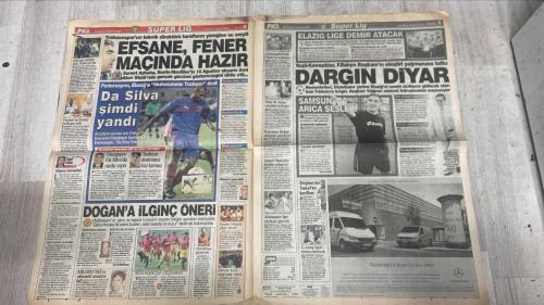 PAS SPOR GAZETESİ - 22 TEMMUZ 2002 - DEVRAN TATİLDE AK TRABZON'DA - EFSANE, FENER MAÇINDA HAZIR - FEDERASYON, ELAZIĞ'A 