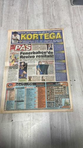 PAS SPOR GAZETESİ - 22 TEMMUZ 2002 - DEVRAN TATİLDE AK TRABZON'DA - EFSANE, FENER MAÇINDA HAZIR - FEDERASYON, ELAZIĞ'A 