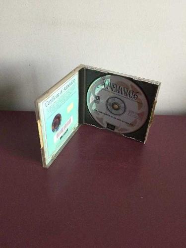 Microsoft Cinemania 95 PC CD Orijinal Sertifikalı & Kitapçıklı Çiziksiz Retro Film Ansiklopedisi Koleksiyonluk