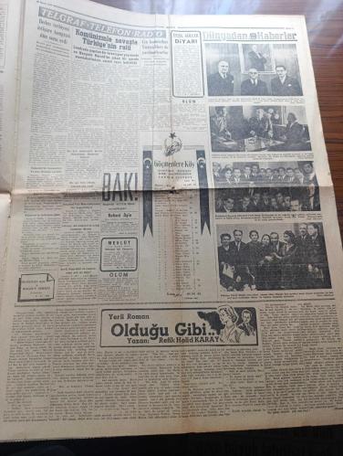 Hürriyet Gazetesi - Turkish Newspaper - 10 Kasım 1950 - Atatürk'ün portresi - Büyük Yasımızın 12. Yıldönümü - Atatürk'ü anarken yazan Sedat Simavi Başmakale -  Yas gününde Celal Bayar'ın basına mesajı devlet reisi büyük atamızın eşsiz meziyetlerini övdü - bugün Ebedi Şef Atatürk'ü bütün yurt saygıyla anacak - Sarıyer ortaokulunda Eyüp ortaokulunda teknik okulunda Marmara lokalinde halkevlerinde üniversitede ayrıca milli Türk Talebe Birliği tarafından Atlas sinemasında da toplantılar yapılacaktır - gece bazı sinemalar Atatürk'ün hayatına ait filmler gösterilecektir - Adnan Menderes hükümeti'nin ele aldı işlerden birisi de Atatürk için Ankara'da yapılmakta olan Anıtkabir inşaatının hızlandırılması olmuştur Fotoğraf - Amerika'ya yerleşmiş bir vatandaşımız Anıtkabir'e dikilmek üzere bir bayrak direği göndermiştir Fotoğrafı - ölmez Atatürk onun hatırası önünde yazan Vasfi Raşid Sevig - eski İstanbul Valisi Muhittin Üstündağ anlatıyor Atatürk'ün son günleri yazan Mehmet Reşit - 10 Kasım 1938