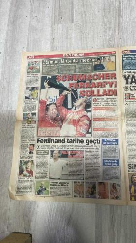 PAS SPOR GAZETESİ - 23 TEMMUZ 2002 - GURBET ZORDUR  - SPOR HERGUN BU GAZETEDE  - LORANT REST CEKTI: GOLCÜ ŞART  - SCHUMI POSTERİ  - TRABZON FIKSTURU  - RONALDO'NUN YEDEĞİ! WASHINGTON  - WASHIGOL: PAS VERIN  - WE ARE THE BEST!  - LIDER FELIPE!  - ILHAN MANSIZ HASRETİ BİTİRDİ!  - NİYAZİ RESMEN KARTAL!  - BİTTİ DERKEN LUCTU SERGEN  - GÖĞÜS REKLAMI ARTIK ARÇELİK'IN  - ASLAN'DA UFO PANİĞİ!  - FORMULA 1'İN EFENDİSİ MICHAEL SCHUMACHER REKORLARI ALT OST ETTİ  - HAVA DURUMU  - SPOR AKTÜEL  - POLAT UMUT SAÇTI  - İSTANBUL'DA TENİS HEYECANI BAŞLIYOR  - ZAFER TÜZÜN  - HAGI  - HASAN ERGUN  - ORTEGA  - SIMOVIC  - LORANT  - SCHUMI  - AHMET  - ALI DÜRÜST  - HAKAN  - RONALDO  - WASHINGTON / WASHIGOL  - VASADIO  - SELLI VILDURUM  - VATE BILICARSLAN  - HÜSNÜ GÜRELİ  - TOLGA  - FATİH HOCA  - FELIPE  - ILHAN MANSIZ  - ENGIN  - NİYAZİ  - BAYRAM TUTUMLU  - SERGEN  - PINTO  - AYHAN  - MONDI  - BERKANT  - ÜMİT KARAN  - MICHAEL SCHUMACHER  - CEMAL POLAT  - CEREN  - DENİZ  - CİNEM  - DEMET  - TUBIE  - PEILLEL