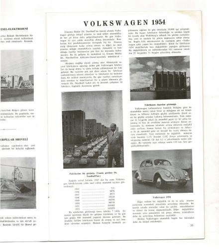 Motor Mecmuası Mart 1954 Sayı: 27 - Cumhur Başkanımız Celal Bayar, Amerika'da Willys - Overland Fabrikalarında Kendilerine Hediye Olunan Jeep'i Tetkik