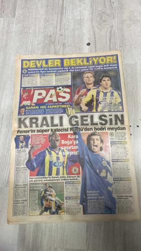 PAS SPOR GAZETESİ - 26 TEMMUZ 2002 - SUPER BIR POSTER DAHA  - TARİH BİZİ YAZANA KADAR ASLANLAR COSTU!..  - FENER'İN RAKİBİ BELLİ OLUYOR HAYDİ HAYIRLISI  - BESİKTAS, BARCELONA'NIN YILDIZI BABANGIDA'YI TRANSFER ETTİ  - KARTAL PENÇESİ  - SÜPER ÜÇLÜ ARIEL ORTEGA, WASHIN SHINGTON VE HAIM REVIVO, FENERLİ'YE UMUT, RAKİPLERE İSE GÖZDAĞI VERİYORLAR  - ÜÇ SİLAHŞÖRLER  - HASAN'A CAN FEDA  - ERGÜN TAMAM DENGE ÖNEMLİ  - TERİM DE ONAYLADI  - SCHUMI ŞOV YAPTI  - PİSTLERİN EFENDİSİ, MANNHEİM'DE FUTBOL OYNADI  - TRABZON ŞAHLANDI  - M. MERİÇ ELAZIĞ'DA  - D.BAKIR SIKINTILI!..  - KARTAL DAN YİNE TEK MESAJ  - BESİKTAS NOUMA BUGÜN GELİYOR!  -  BABANGIDA  - ARIEL ORTEGA  - ORTEGA  - WASHINGTON  - JASHINGTON  - WASHING SHINGTON  - STECA  - HAIM REVIVO  - REVIVO  - REVISE  - BEVIVO  - WASHIGOT  - HASAN  - ALİ DÜRÜST  - ERGÜN  - ERGIN  - TERİM  - KANU  - SCHUMI  - M. MERİÇ  - NOUMA  - SEYRANİ TÜRKARSLAN  - İLHAN  - BALİÇ  - FELİPE  - BERKANT  - ALİ CANSUN  - ERNAN  - EVEN  - ENGİN  - LUCESCU  - PINTO