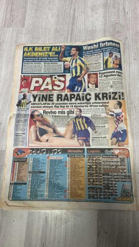 PAS SPOR GAZETESİ - 30 TEMMUZ 2002 - İLK BİLET ALİ AKDENİZ'E! - KURNZ DAVRANIŞ - WASHİ FIRTINASI - ÜÇ GÜNLÜK İZİNDE ANTRENMAN AÇIĞIN KAPATAN BREZİLYALI, ARI GİBİ ÇALIŞIYOR - OĞUZ ÇETİN'LE ÇALIŞTI - LİGE KADAR HAZIRIM - SPOR HERGÜN BU GAZETEDE - JOHNSON: LİG BİR BAŞLASA!.. - YİNE RAPAIC KRİZİ! - FEYENOORD MAÇI 13 AĞUSTOS'DA! - HOLLANDA EKİBİYLE YAPILAN GÖRÜŞME SONRASINDA İLK MAÇIN TARİHİ BELLİ - HIRVATLAR'DA 30 YAŞINDAN SONRA ASKERLİĞİN ERTELENMESİ MÜMKÜN OLMUYOR. RAP RAP DA 16 AĞUSTOS'DA 30'UNA BASIYOR - REVIVO MİS GİBİ - SARI-LACİVERTLİ YÖNETİCİLER EĞER İZİN ALAMAZLARSA KANARYA'NIN YILDIZ FUTBOLCUSU 6 AY TAKIMDA OLMAYACAK - ALİ AKDENİZ - OĞUZ ÇETİN - JOHNSON - VEDAT - RAPAIC - REVIVO - ÇAĞLA ŞİKEL - IVANISEVIC - CHIESA - TERİM - FATİH TERİM - BALİÇ - PINTO - ORTEGA - LORANT - ALPAY - HAKAN - EMRE BELÖZOĞLU - LUCE - MIRCEA LUCESCU - KEMAL DİNÇER - SARR - İLHAN - PANCU - SERGEN - TOLGA - KAAN - ZAFER - NICULESCU - ALİ CANSUN - YASİN - FELİPE - ÜMIT KARAN - BÜLENT - TÜMER - NOUMA