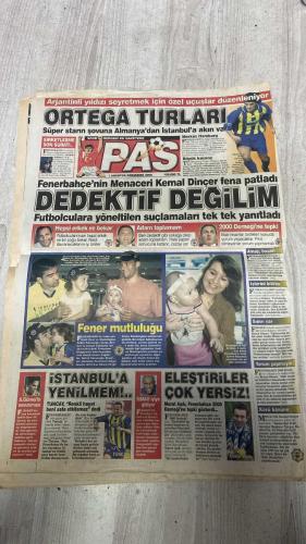 PAS SPOR GAZETESİ - 01 AĞUSTOS 2002 - BEŞİKTAŞ PARÇALANDI - AEK ÖNÜNDE TUTUNAMADI - ORTEGA TURLARI - ASLANIM - DOSTLUK & BARIŞ İMZASI ATTILAR - 12 DEV ADAM ÇİN'İ YIKTI! 78-65 - TURGAY KORKUN! - DOSTLUK GELİYOR! - DEDEKTİF DEĞİLİM - KENDİNİZİ GÖSTERİN - MUHTEŞEM AÇILIŞ - BERKANT AFFETMEDİ - CIMBOM ÜMİT VERDİ - İŞTE G.SARAY BU - ALİ AYDIN'A BÜYÜK TEPKİ - KARTAL SAKASI! - LUCESCU: KABUS GİBİYDİ! - PASCAL GELDİ SORUN BİTMEDİ - CAPONE ARTIK BEŞİKTAŞLI GİBİ - A.DURSUN GELİYOR! - OYNARSA PARA ALIR! - SERGEN TÜRKİYE'NİN EN İYİSİDİR! - ETKİSİZ FELIPE TEK DEVRE OYNADI - OLİMPİYAT ASLAN'I - STAT SINIFI GEÇTİ - BİZ NE ORTEGA'LAR GÖRDÜK - BOYNUMUN BORCUYDU! - A.GÜCÜ, MEHMET İPEK'E İMZA ATTIRDI - DA SILVA'NIN İŞİ BİTECEK!.. - G.ANTEP KORKU SALAÇAK - OKAN: HERŞEY GÜZEL OLACAK -  ORTEGA - BERKANT - ARİF - ÖZHAN CANAYDIN - PREDRAG DJORDJEVIC - SOCRATES KOKKALIS - FATİH TERİM - PANAGIOTIS TAKIS LEONIS - KORKMAZ - TURGAY - DEMİR - MONDRAGON - CİHAN - BALİÇ - ALİ AYDIN - SARAT - TÜMER - SERDAR -