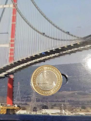 Türkiye Cumhuriyeti Tedavül Para Seti 1915 Çanakkale Köprüsü