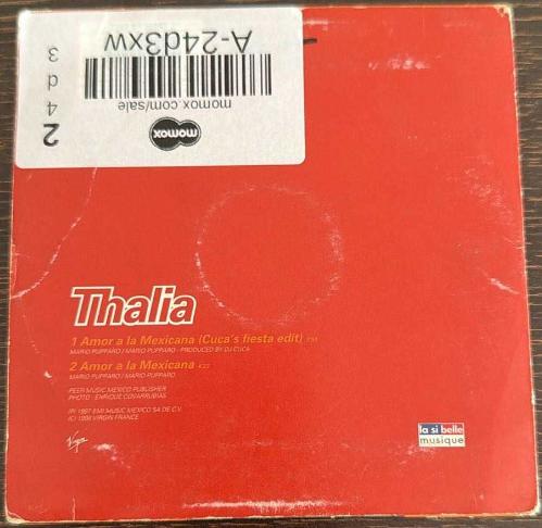 THALIA - AMOR A LA MEXICANA MAXI SINGLE 1998 CD