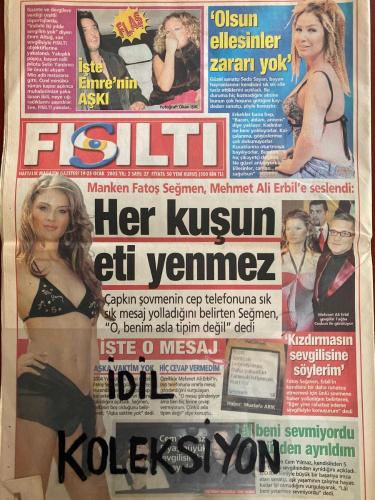 FISILTI MAGAZİN GAZETESİ - DOĞUM GÜNÜ HEDİYESİ (TURKİSH - NEWSPAPER) - 19 - 25 KASIM 2005 - TAM TAKIM 24 SAYFADIR -Tarkan-Emre Altuğ-Muazzez ersoy-Deniz Akkaya-Gökhan Özen-Seda Sayan-Fatoş Seğmen-Mehmet Ali Erbil-Tülin-Caner-Türkan Şoray-Yağmur Ünal-Barış Yaman-Mustafa Arık-Şebnem Özzucan-Emre Altuğ-Selin Yardımcı-Okan Işık-Tuğba Coşkun-Lal Feray Dedeoğlu-Cem Yılmaz-Müslüm Baba-Seray Sever-Hülya Avşar-Güngör Bayrak-İpek Tuzcuoğlu-Helin Avşar-Yeliz-Minik Kuş-Nihan Akkuş-Bediz Doğan-Eser Bayar-Ülben Ergen-Lilya Avşar-Kaya Çilingiroğlu-Seda Sayan-Şenay Akay-Başak Sayan-Hande Ataizi-Hıncal Uluç-Ece Gürsel-Ayça Tekindor-Harika Avcı-Bilal Özcan-Ayşenur Tekin-Mustafa Arık-Britney Spears-Kaya Çilingiroğlu-Metin Yılmaz-M.Celal Topraklı-Taner Bildik-Yelda Fetil-Mustafa Büyüksipahi-Görsel Yönetmen Ergin-Sebahattin Aslan-Nur Özdemir-Okan Işık-Bediz Doğan-Turan Kışlakçı-Tuğrul Bayatlı-Murat Akkoyunlu-Bora Kocamanoğlu-Minik Kuş-Fatoş Seğmen-Sergen Yalçın-Osman Yağmurdereli-Abiler-Mafya Babası-Hızır