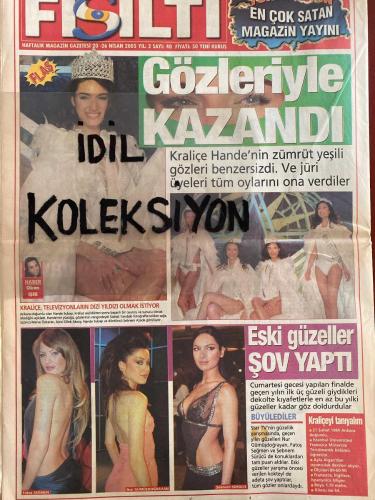 FISILTI MAGAZİN GAZETESİ - DOĞUM GÜNÜ HEDİYESİ (TURKİSH - NEWSPAPER) - 20 - 26 NİSAN 2005 - TAM TAKIM 24 SAYFADIR -Müslüm Gürses Öldü ve Dirildi-Müslüm Gürses-Erol Köse-Meltem Erensoylu-Gülşen-Bediz Doğan-Tarkan-Dündar Keşaplı-Şebnem Özcan-Loren-Marcelo Mastroianni-Alberto Sordi-Monica Belluci-Müslüm Gürses-Mehmet Akbaş-Selahattin Kayan-Hande Subaşı-Nerve Ozkaran-Dilek Aksoy-Şebnem Azade-Fatoş Seğmen-Nur Gümüşdoğrayan-Şebnem Sürücü-Ece Erken-Elif Ece Uzun-Tuğba Özay-Tülin Şahin-Ece Gürsel-Yeliz Yeşilmen-Kadir İnanır-Safiye Soyman-İpek Tuzcuoğlu-Gülben Ergen-Mustafa Erdoğan-Sibel Can-Seray Sever-Lal Dedeoğlu-Cem Yılmaz-Aysun Kayacı-Emre Aşık-Erdal Acar-Pınar Altuğ-Tony Theodorakis-Perihan Savaş-Yılmaz Zafer-Bilal Özcan-Okan Işık-Metin Yılmaz-Mustafa Büyükşapi-Mehmet Koca-Nur Özdemir-Erkan İnci-Taner Bılıkçı-Tolga Erman-Mehmet Ayyıldız-Okan Işık-Cennet-Helin-Hasan Süzer-Türkel Türegün-Cemil İpekçi-Ayfer Toprak-Cengiz Karavan-Ercan-Müge Canmutlu-Ayla Dümer-Siren Ertan-Baha-Cemil Akçaboğaz