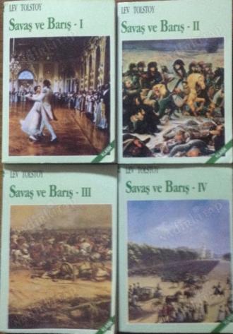 Savaş Ve Barış 4 Cilt Takım