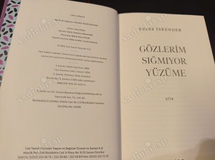 Gözlerim Sığmıyor Yüzüme (Bez Ciltli Özel Baskı)